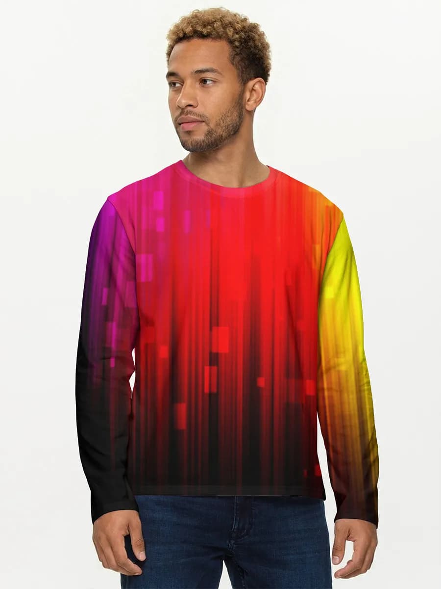 Men's cotton long sleeve shirt
