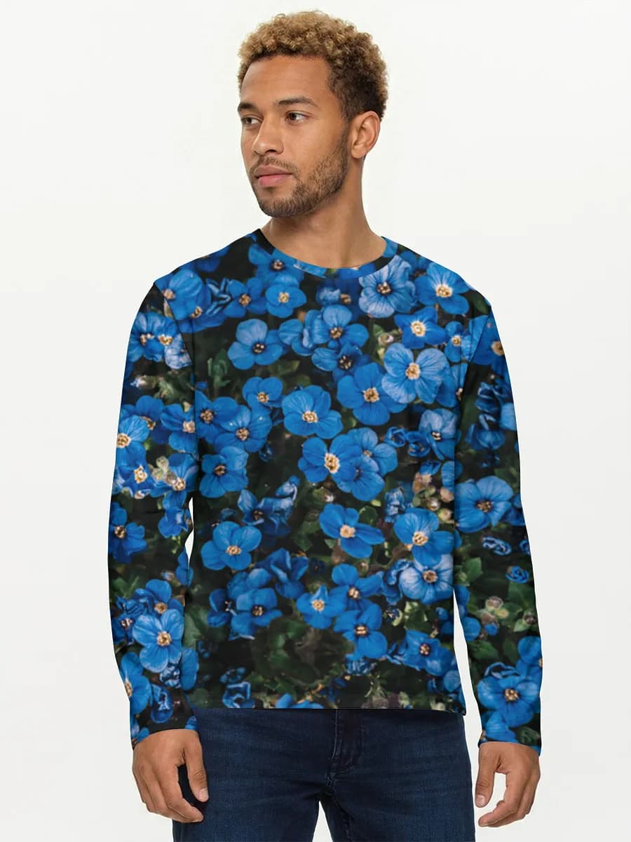 Men's cotton long sleeve shirt
