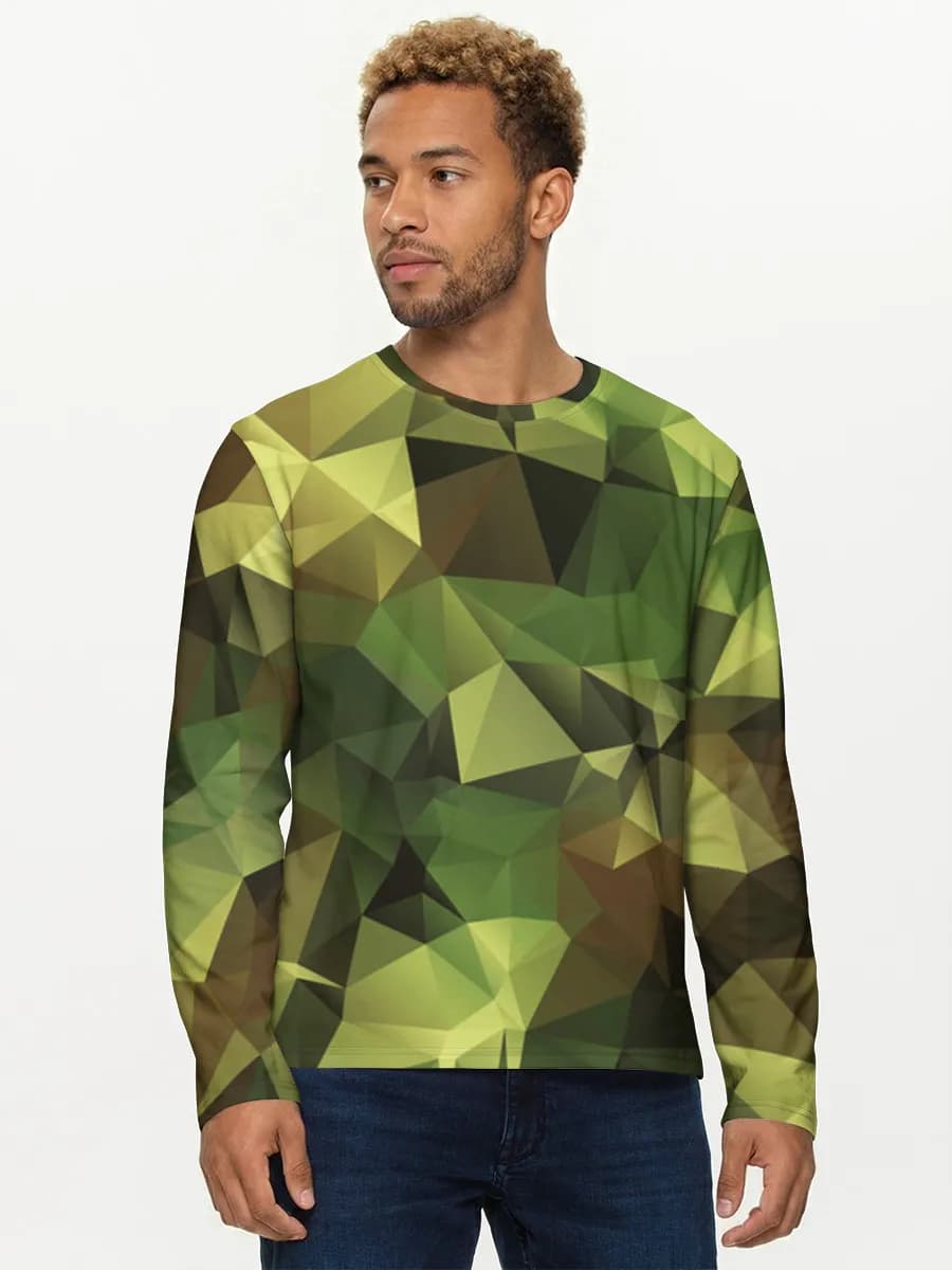 Men's cotton long sleeve shirt