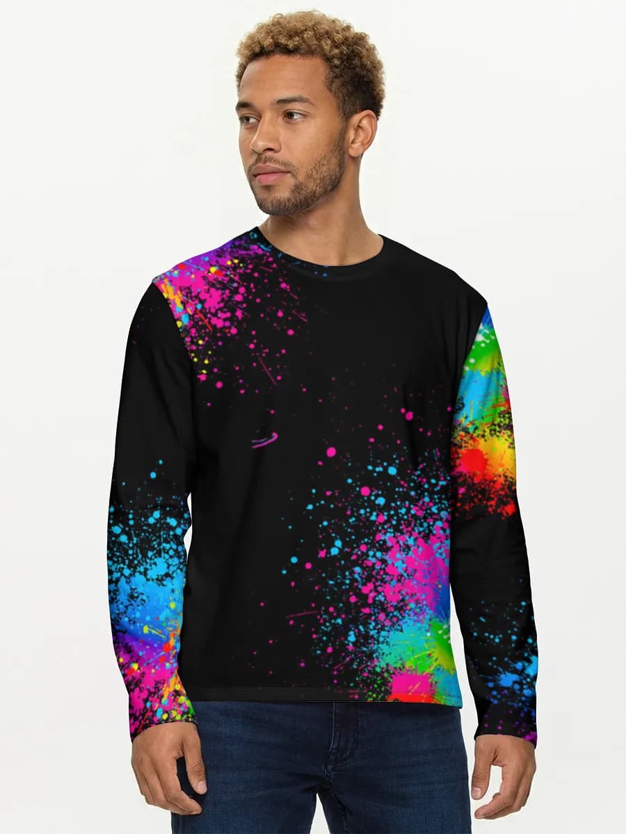 Men's cotton long sleeve shirt