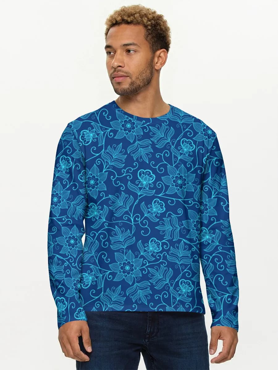 T-shirt Coton Manches Longues Homme