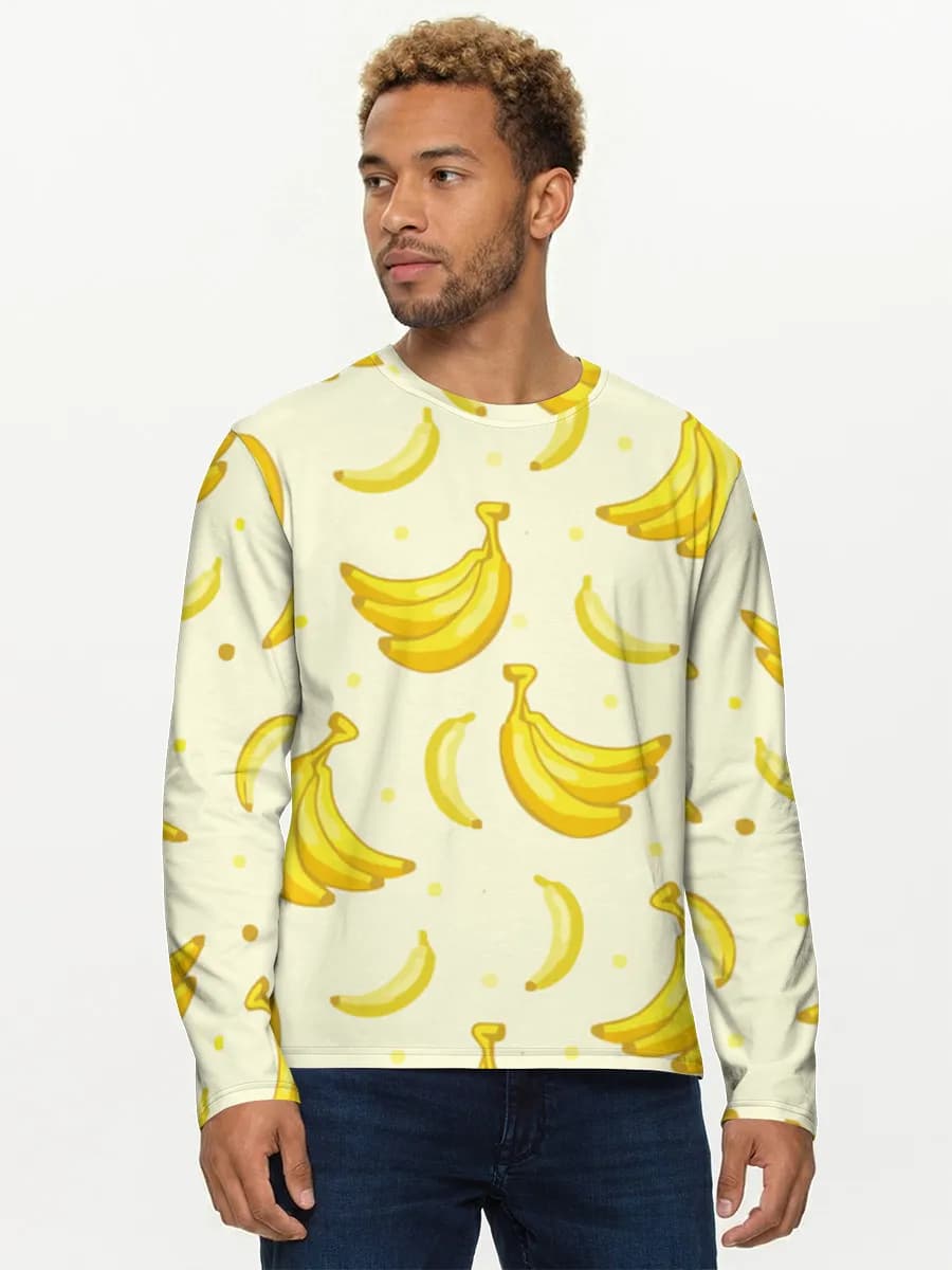 Camisa de manga larga de algodón para hombre