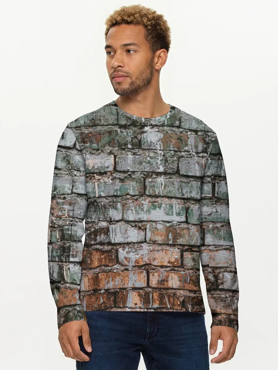 Camisa de manga larga de algodón para hombre
