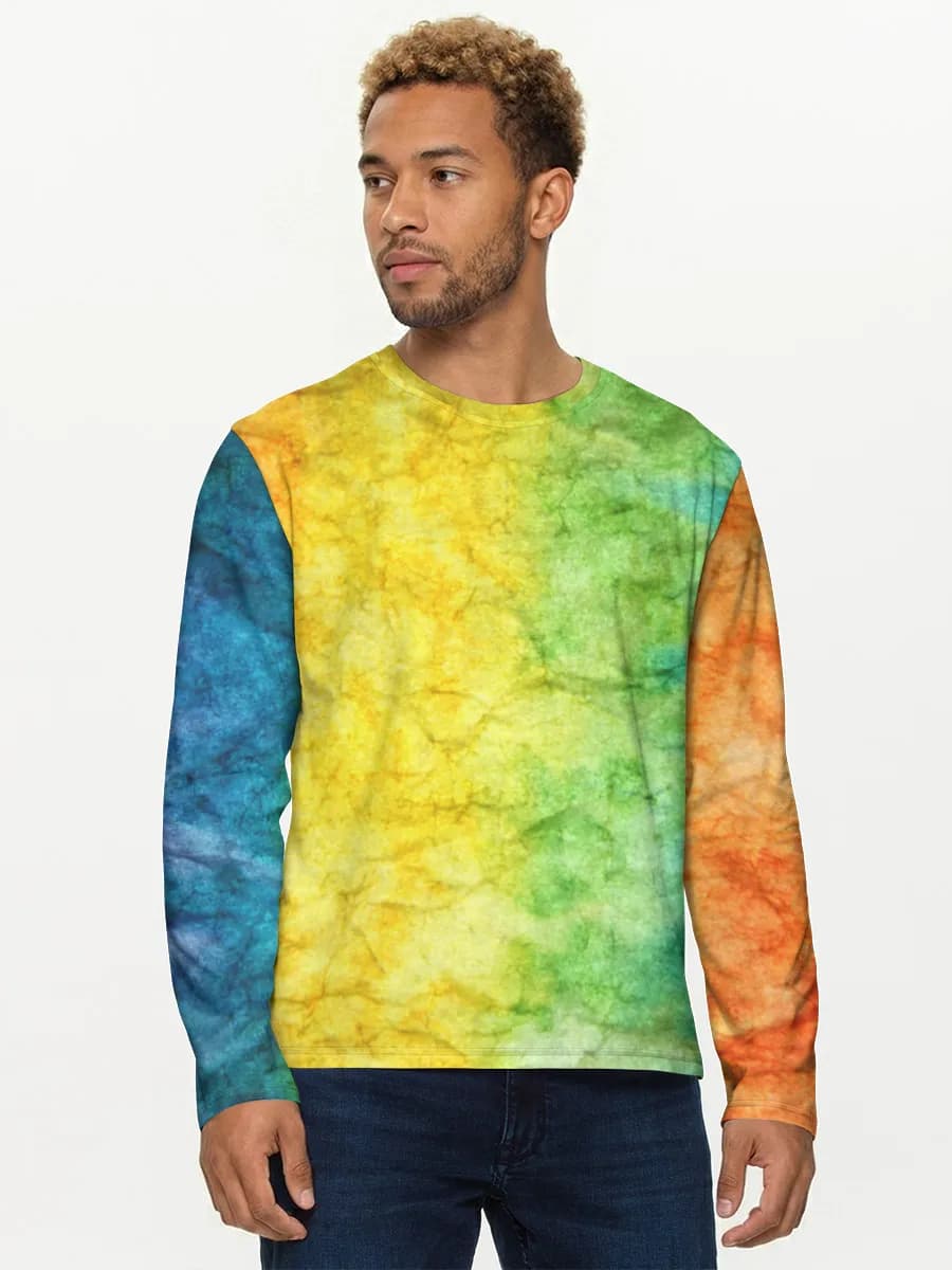 T-shirt Coton Manches Longues Homme