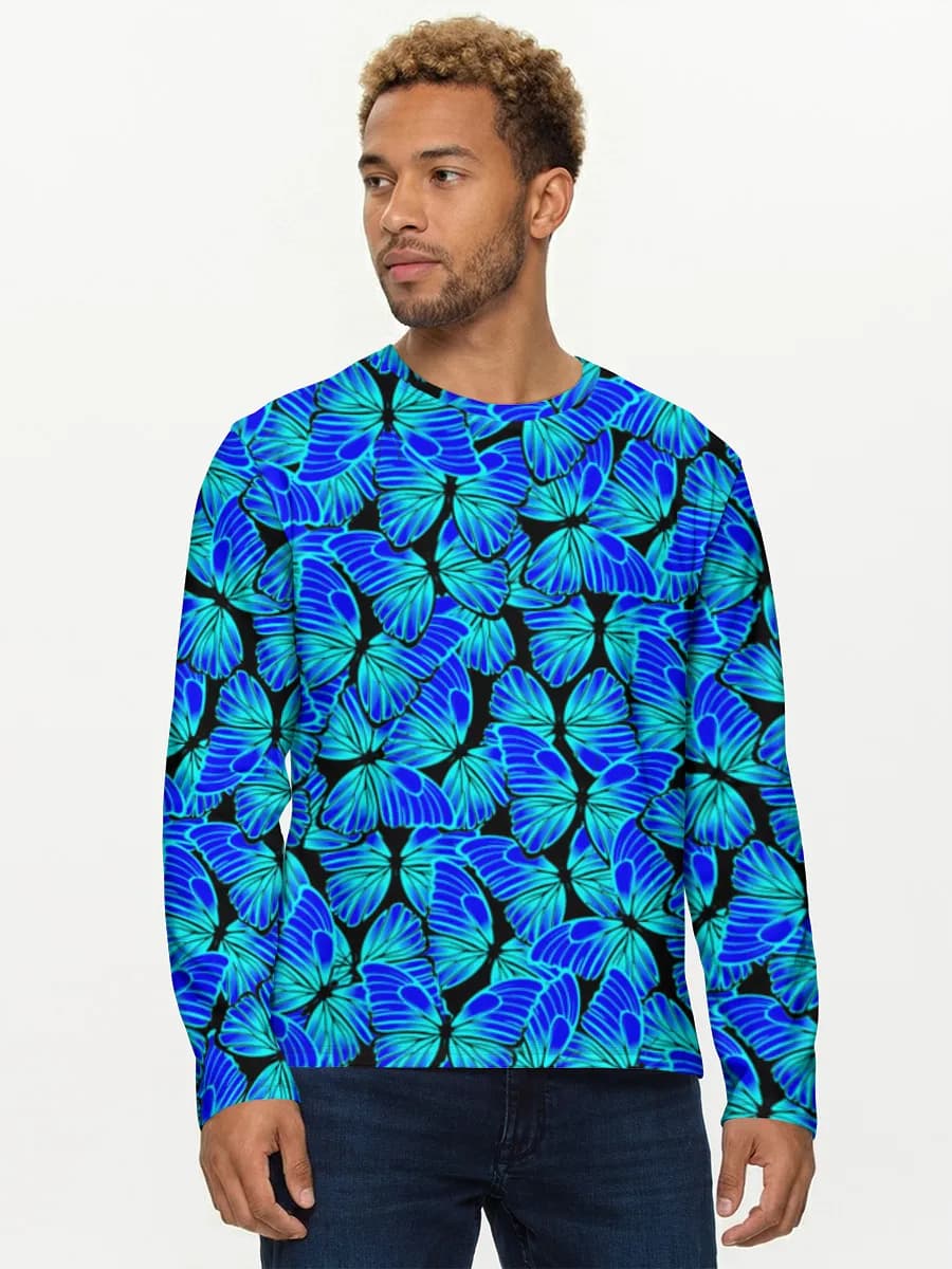 Men's cotton long sleeve shirt