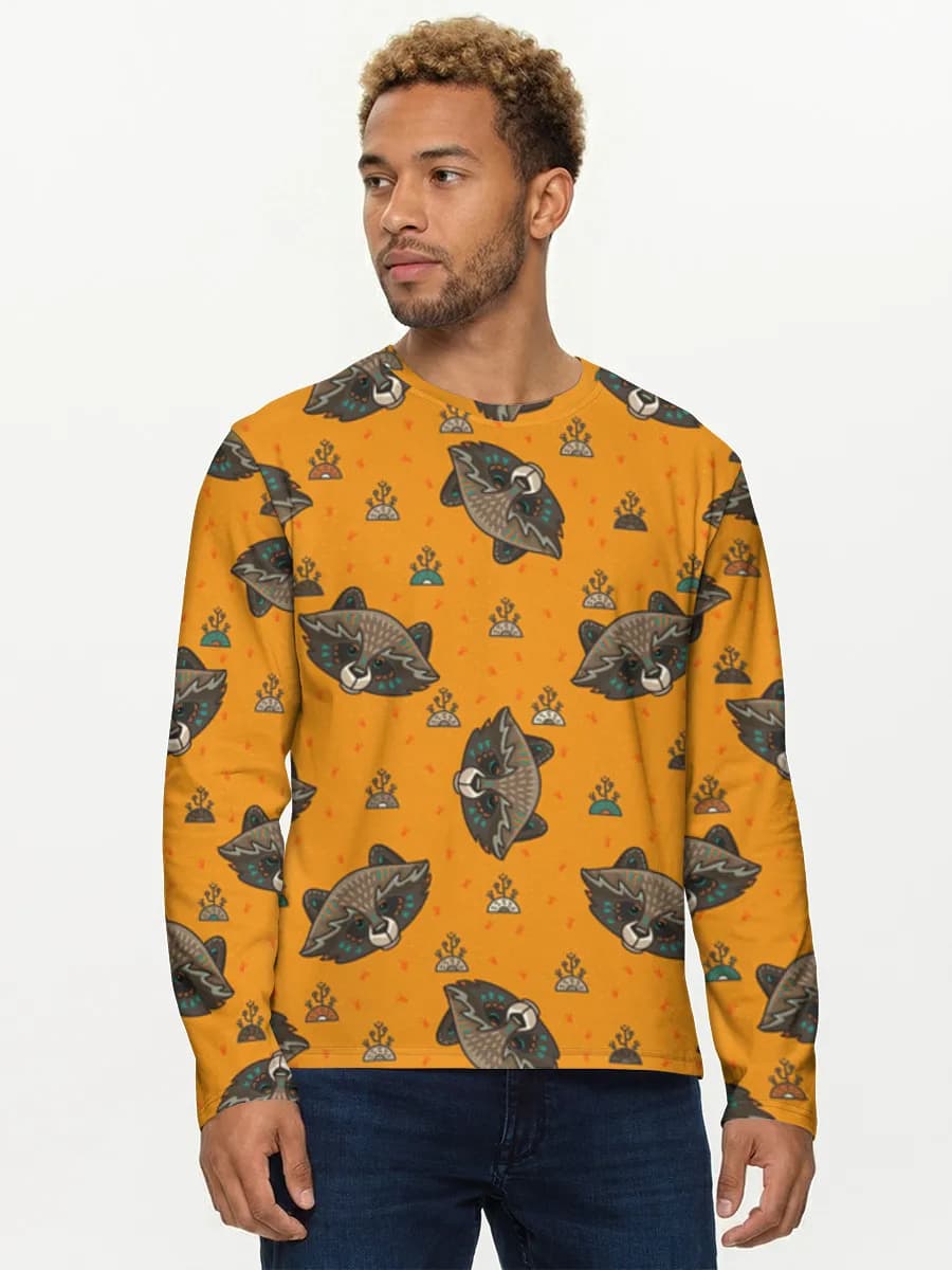 Men's cotton long sleeve shirt
