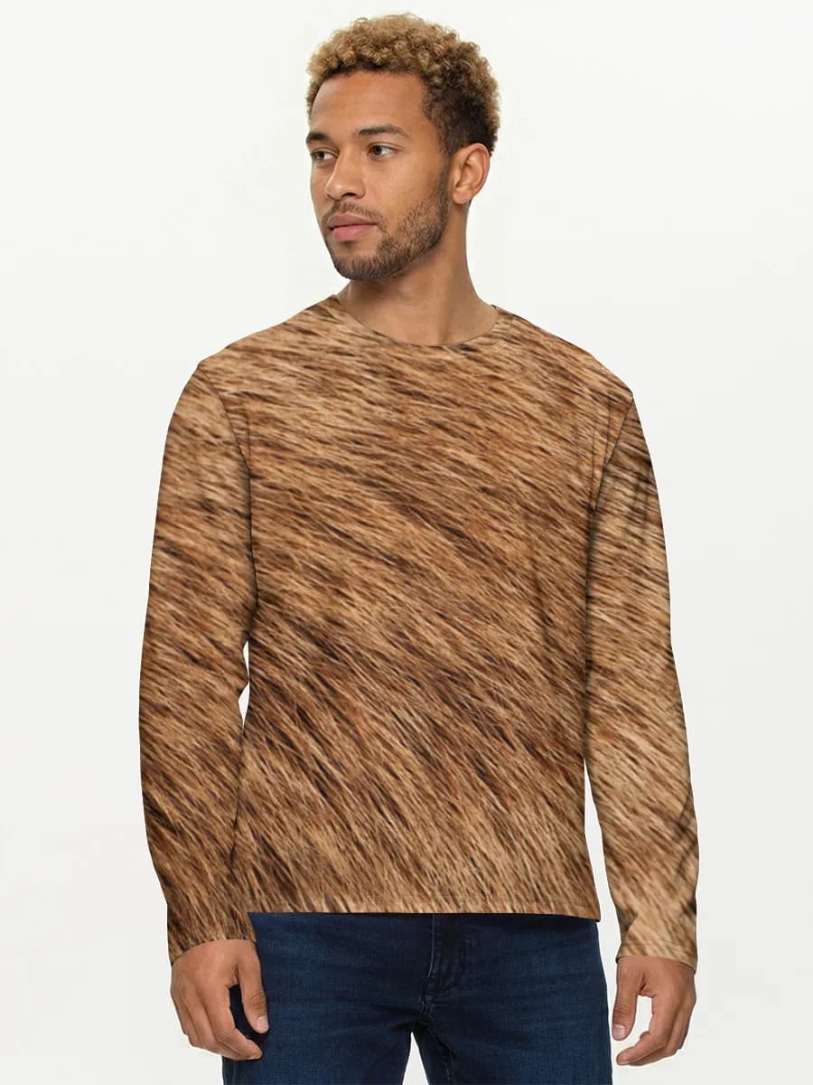 Men's cotton long sleeve shirt