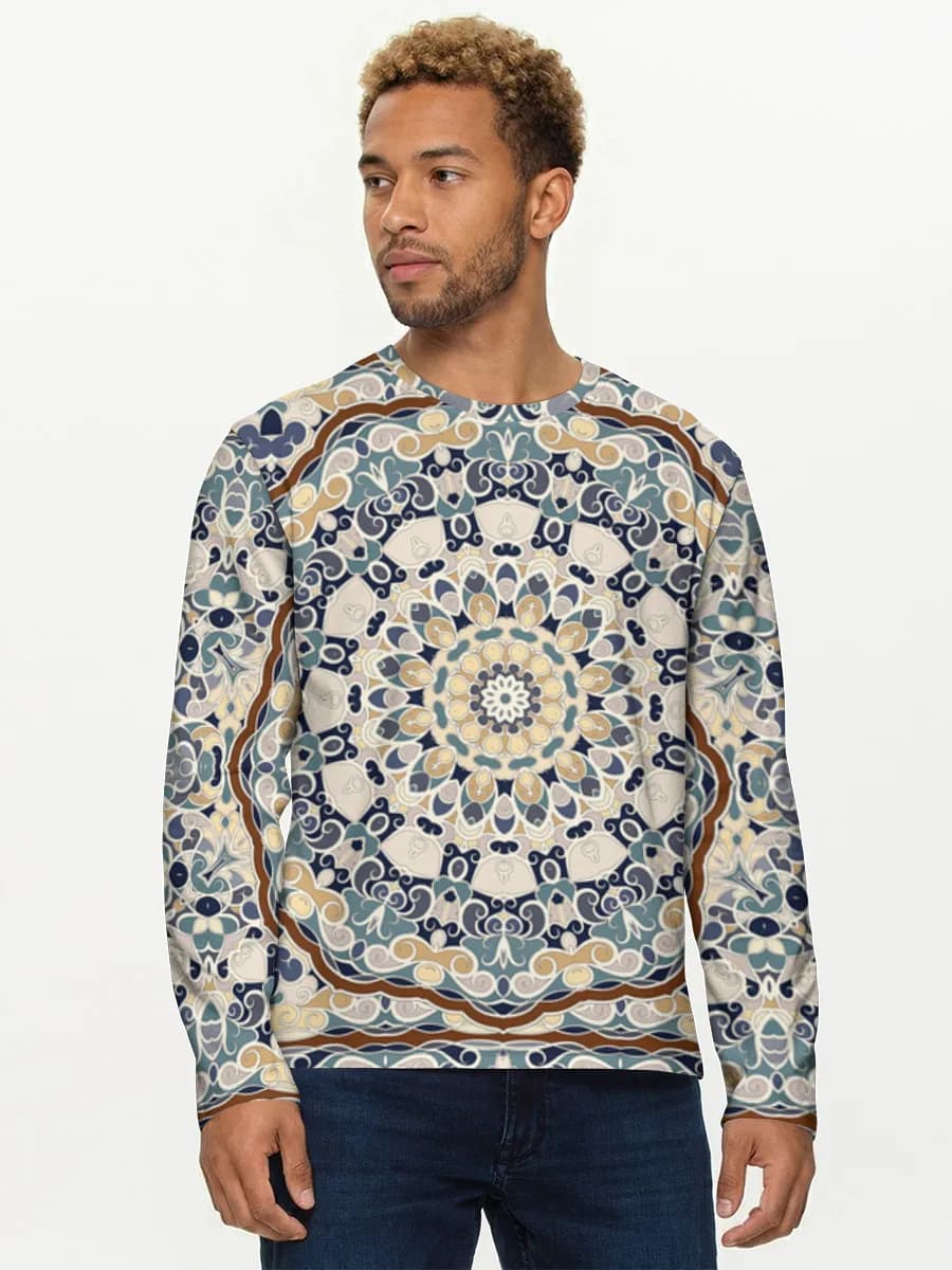 Men's cotton long sleeve shirt
