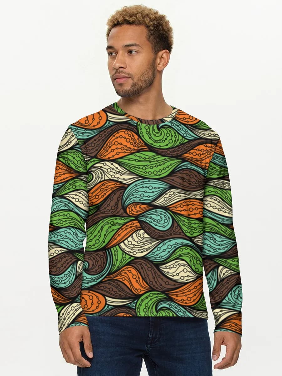 Men's cotton long sleeve shirt