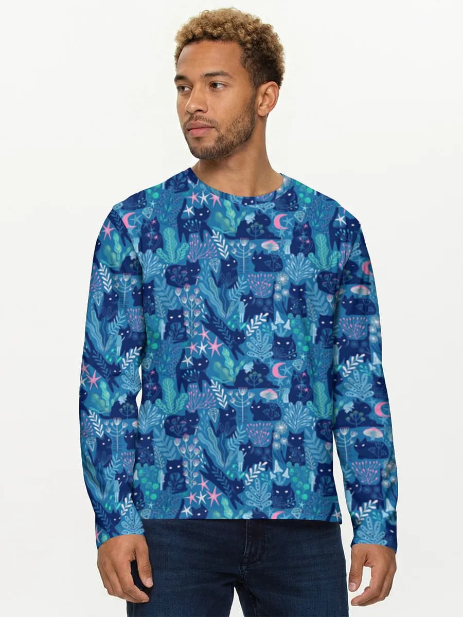 Men's cotton long sleeve shirt