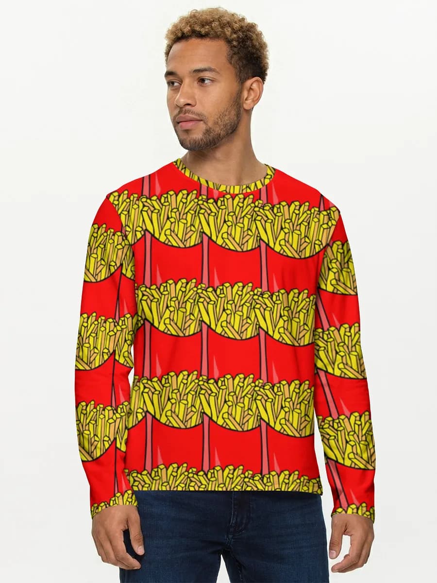 Camisa de manga larga de algodón para hombre