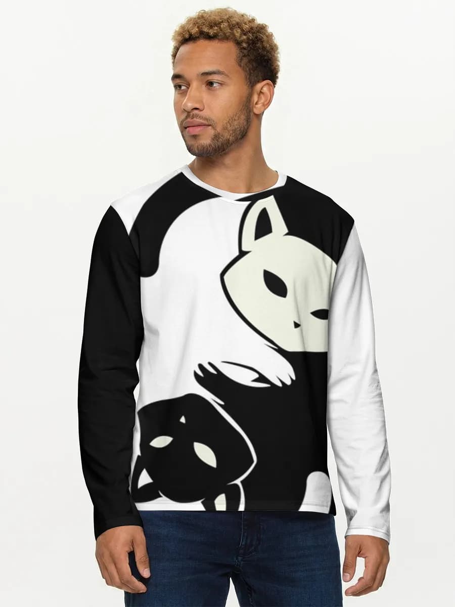 Men's cotton long sleeve shirt