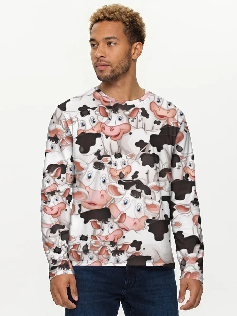 Men's cotton long sleeve shirt
