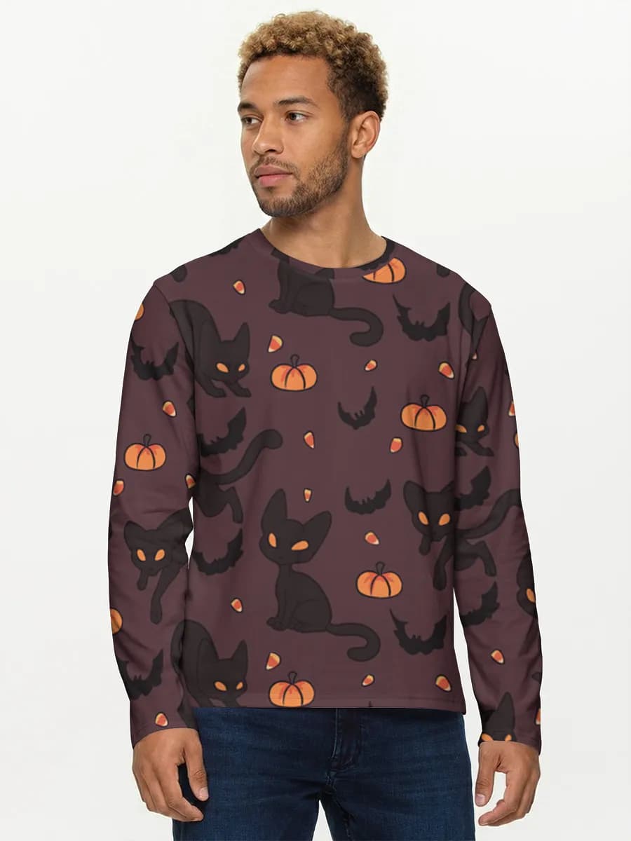 Men's cotton long sleeve shirt