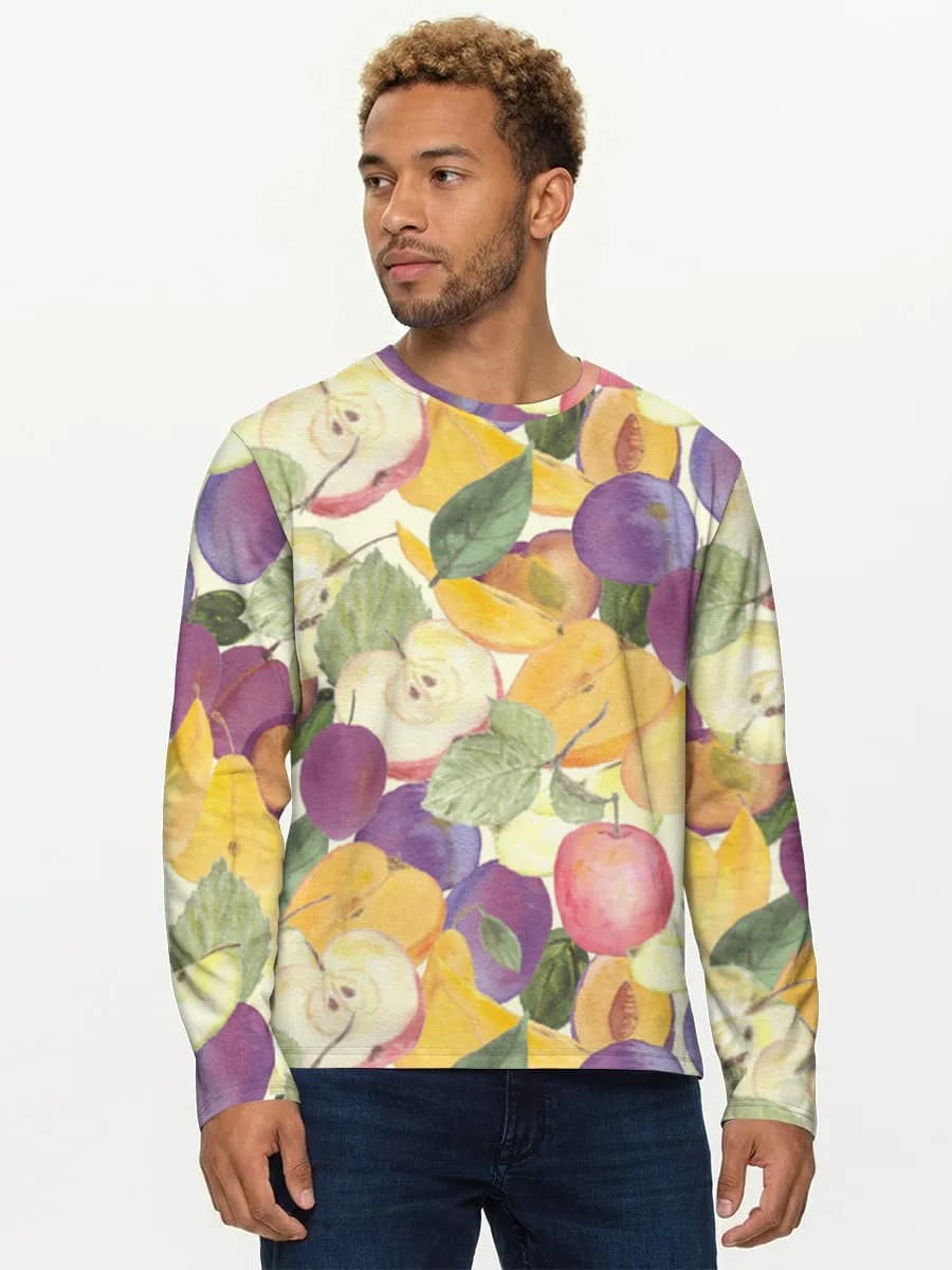 Men's cotton long sleeve shirt