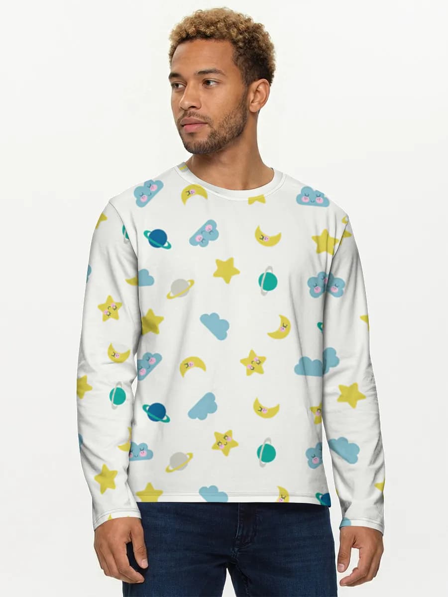 Men's cotton long sleeve shirt