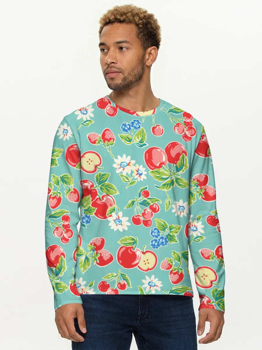 Men's cotton long sleeve shirt