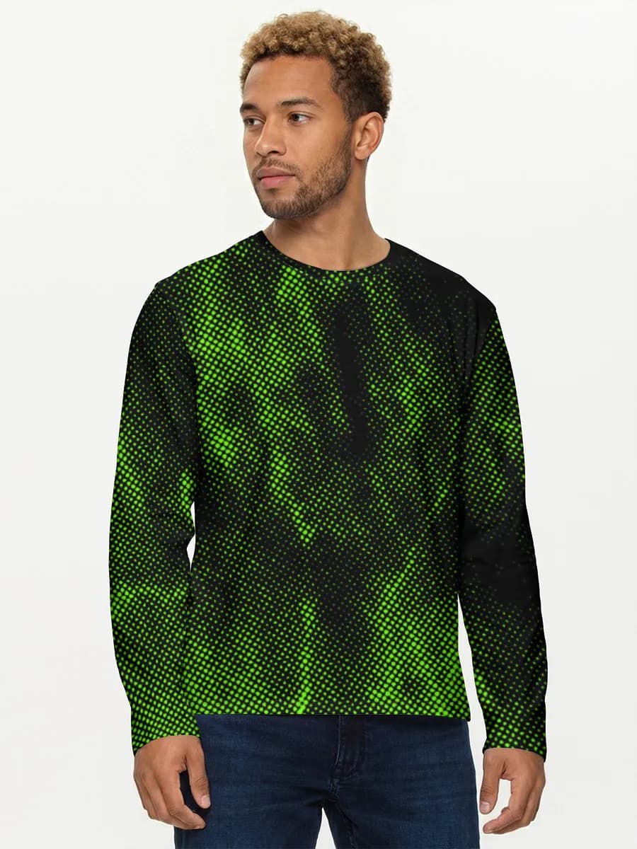 Men's cotton long sleeve shirt