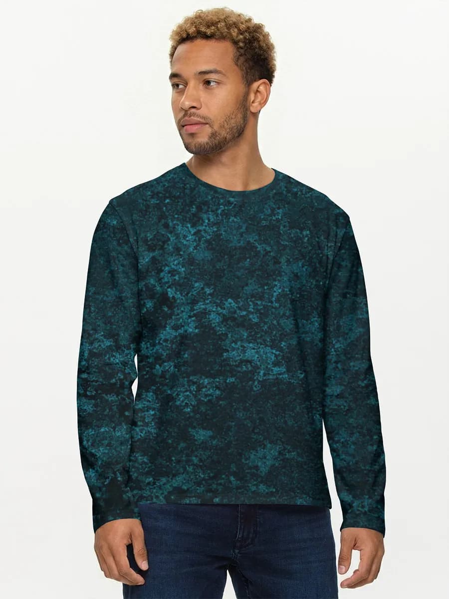 Men's cotton long sleeve shirt