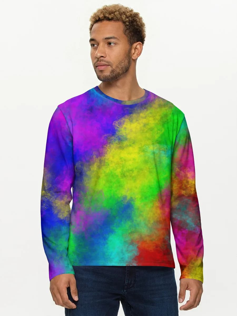 Men's cotton long sleeve shirt