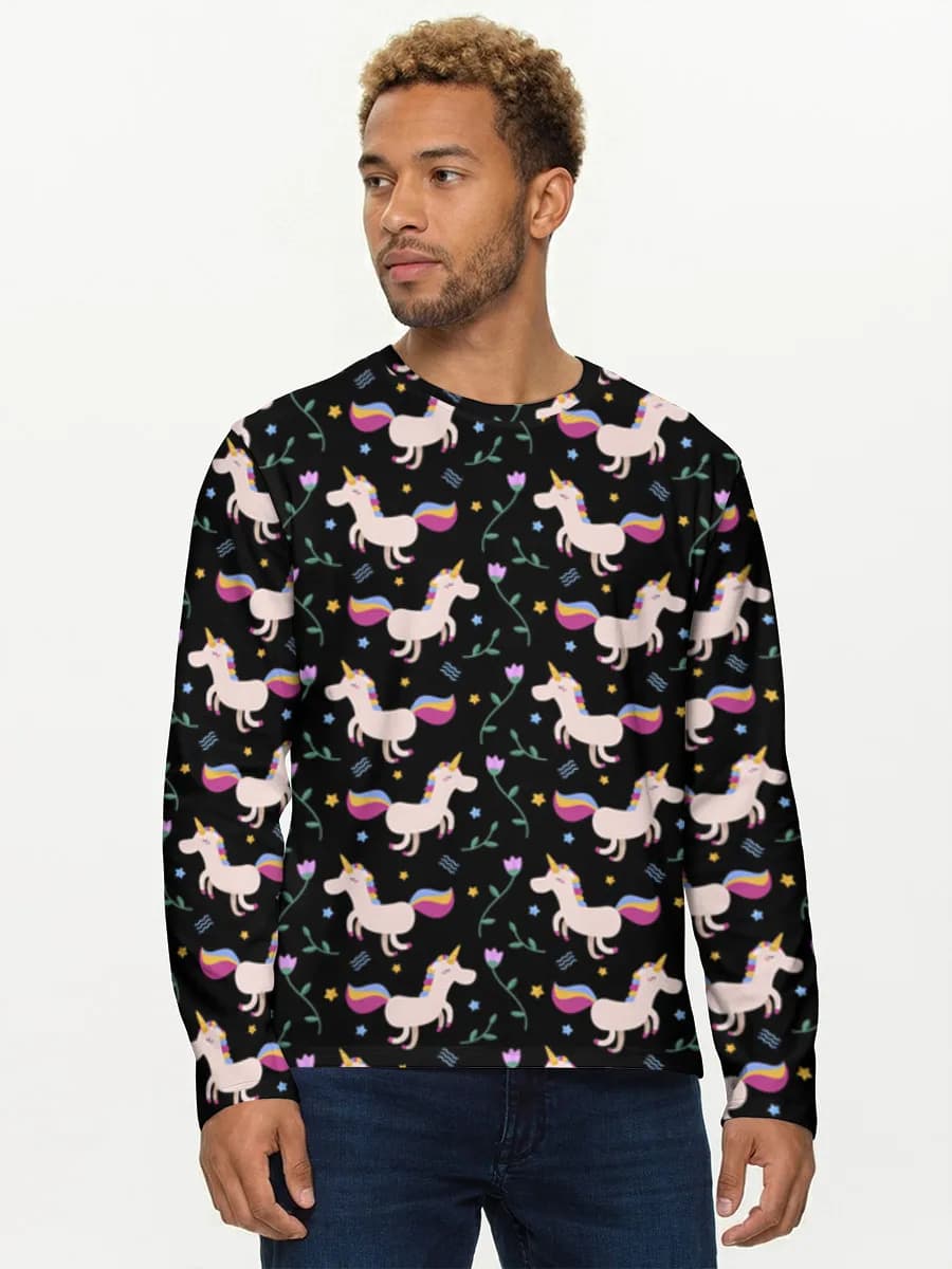 Men's cotton long sleeve shirt
