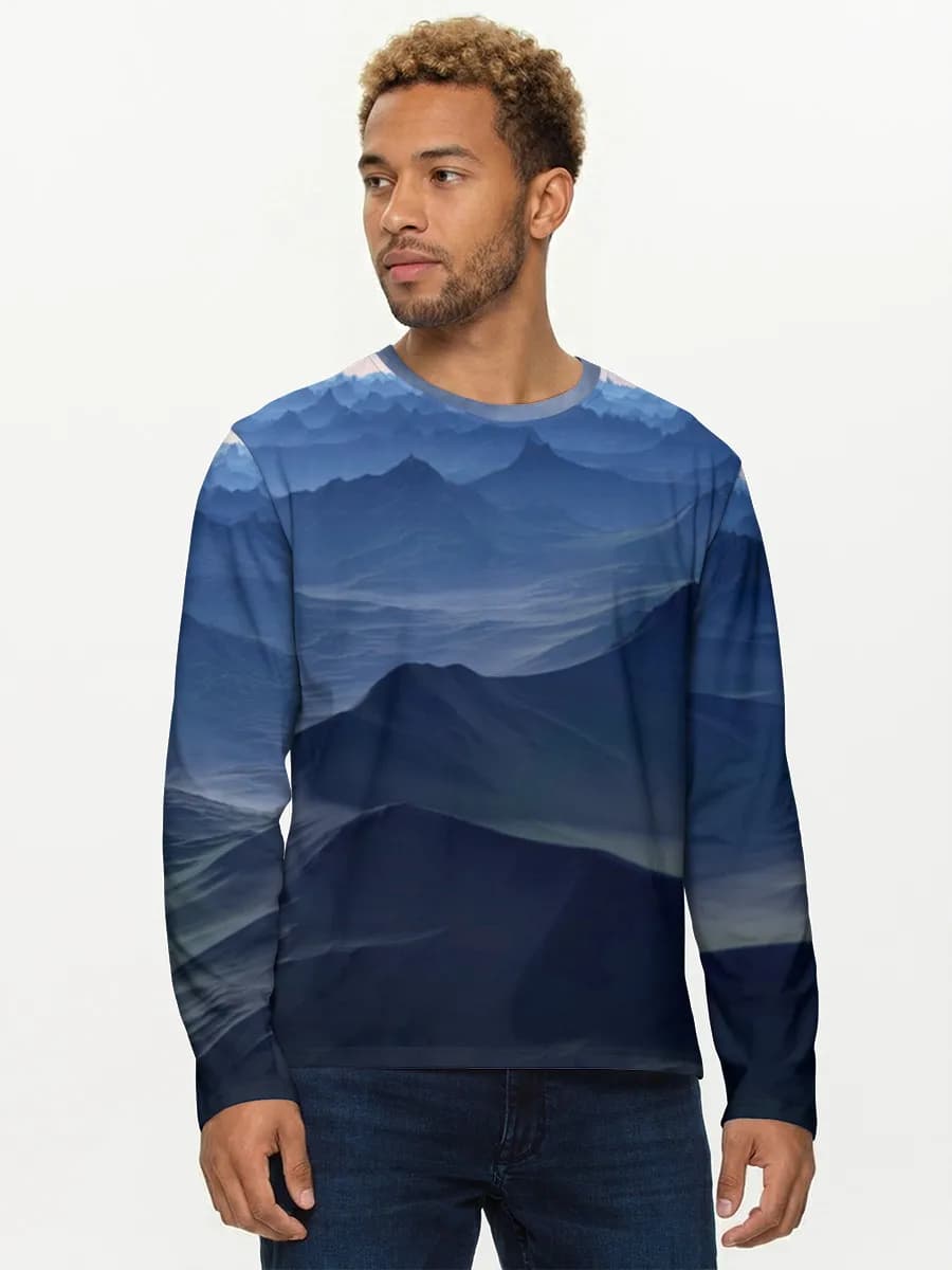 Men's cotton long sleeve shirt