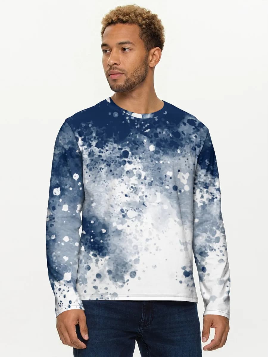 Men's cotton long sleeve shirt