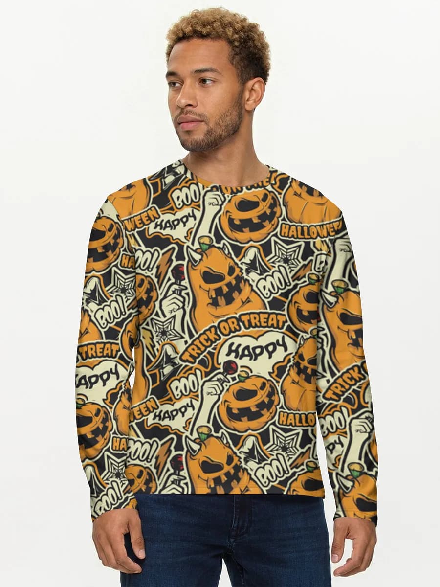 Camisa de manga larga de algodón para hombre