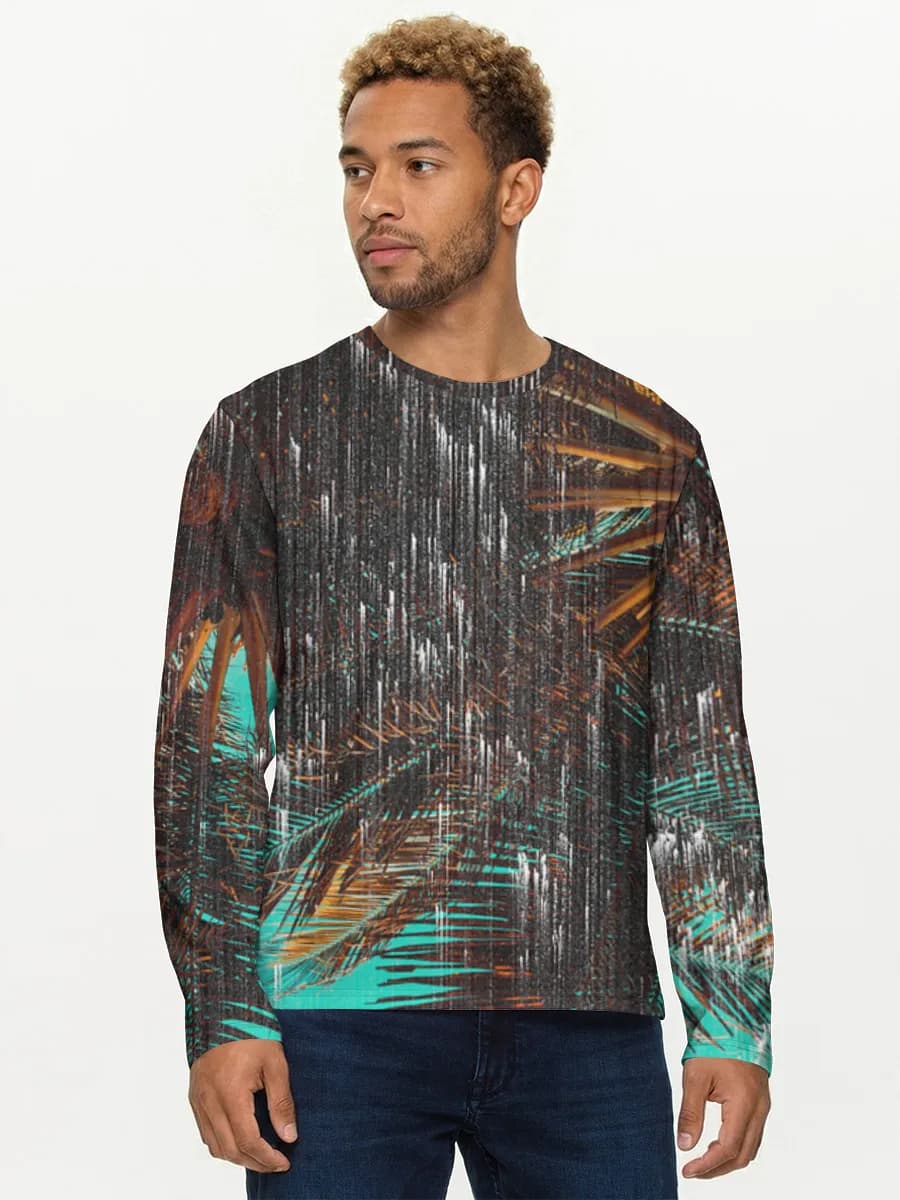 Men's cotton long sleeve shirt