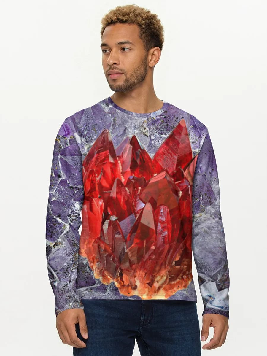 Men's cotton long sleeve shirt