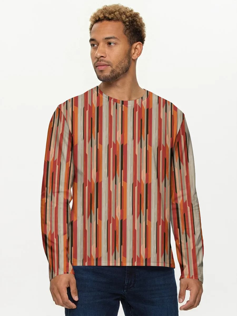 Men's cotton long sleeve shirt