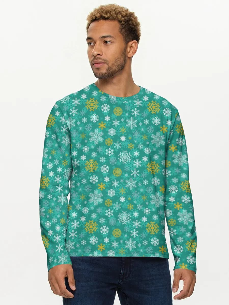 Camisa de manga larga de algodón para hombre