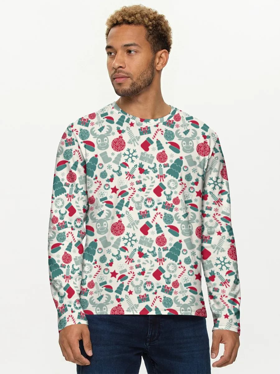 Men's cotton long sleeve shirt