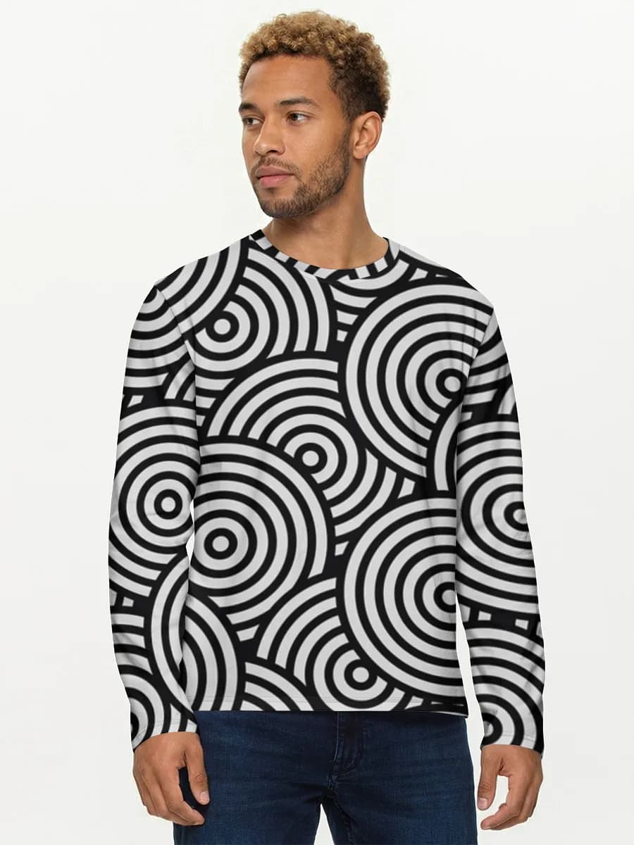 Men's cotton long sleeve shirt