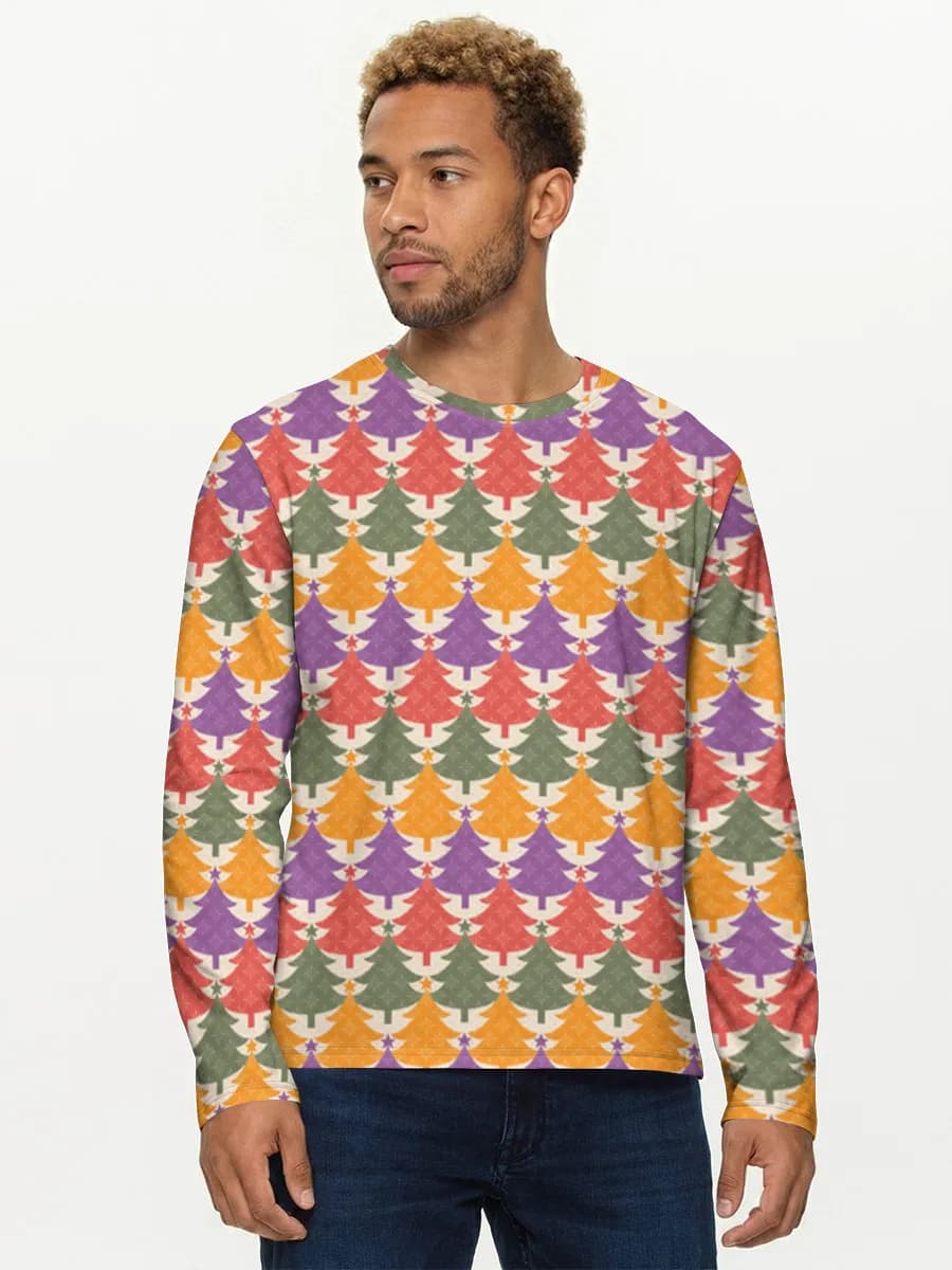 Men's cotton long sleeve shirt