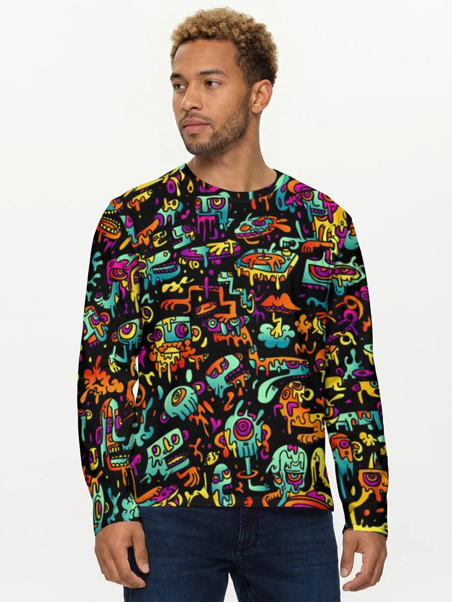 T-shirt Coton Manches Longues Homme