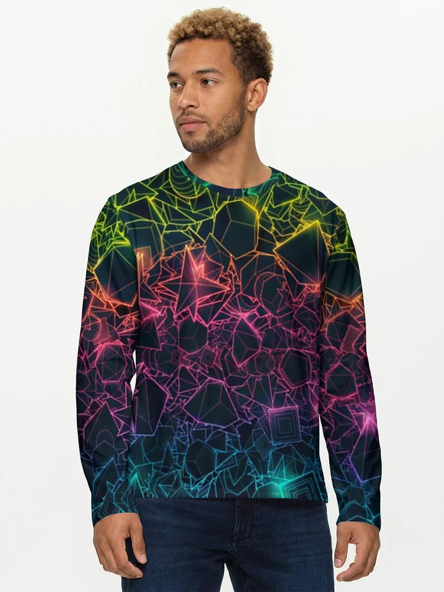 Men's cotton long sleeve shirt
