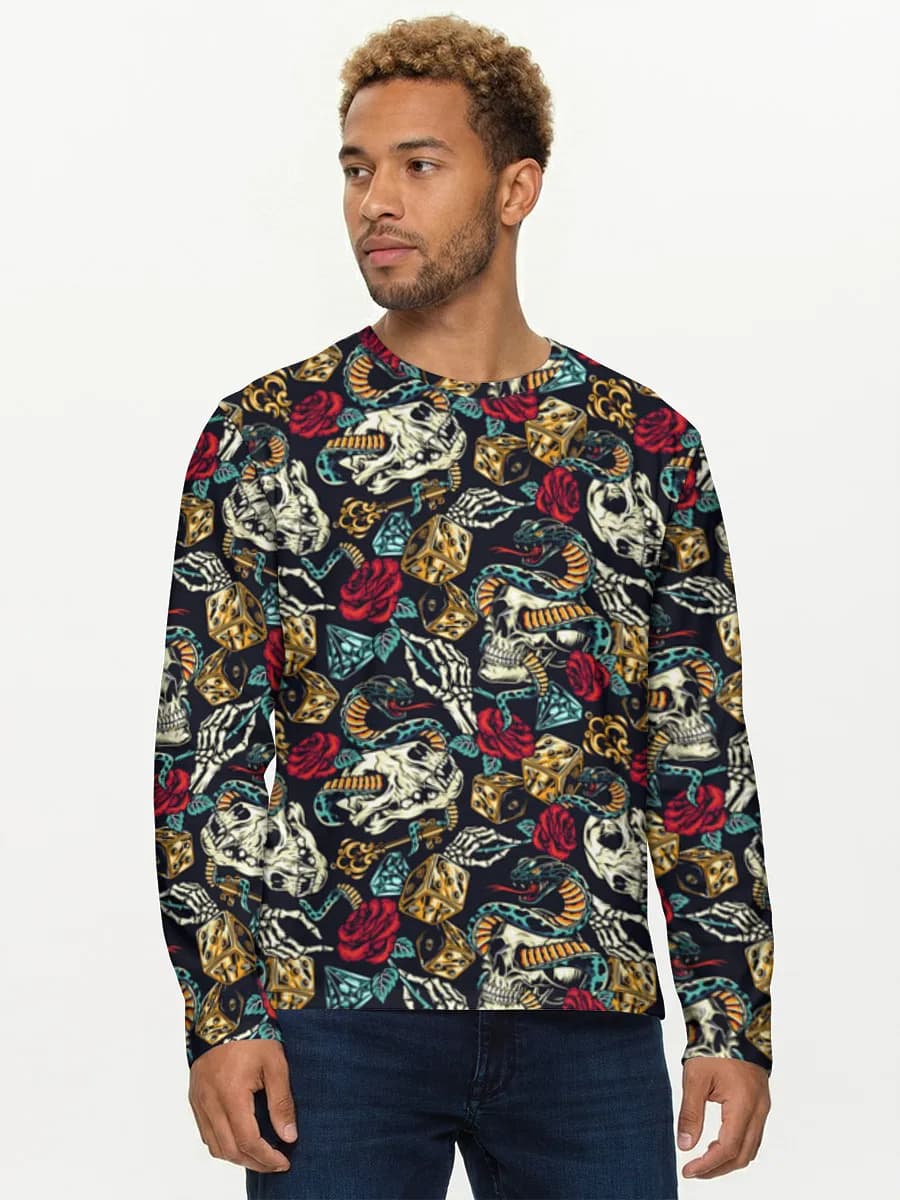 T-shirt Coton Manches Longues Homme
