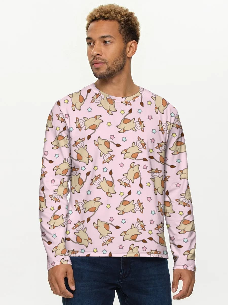 Men's cotton long sleeve shirt