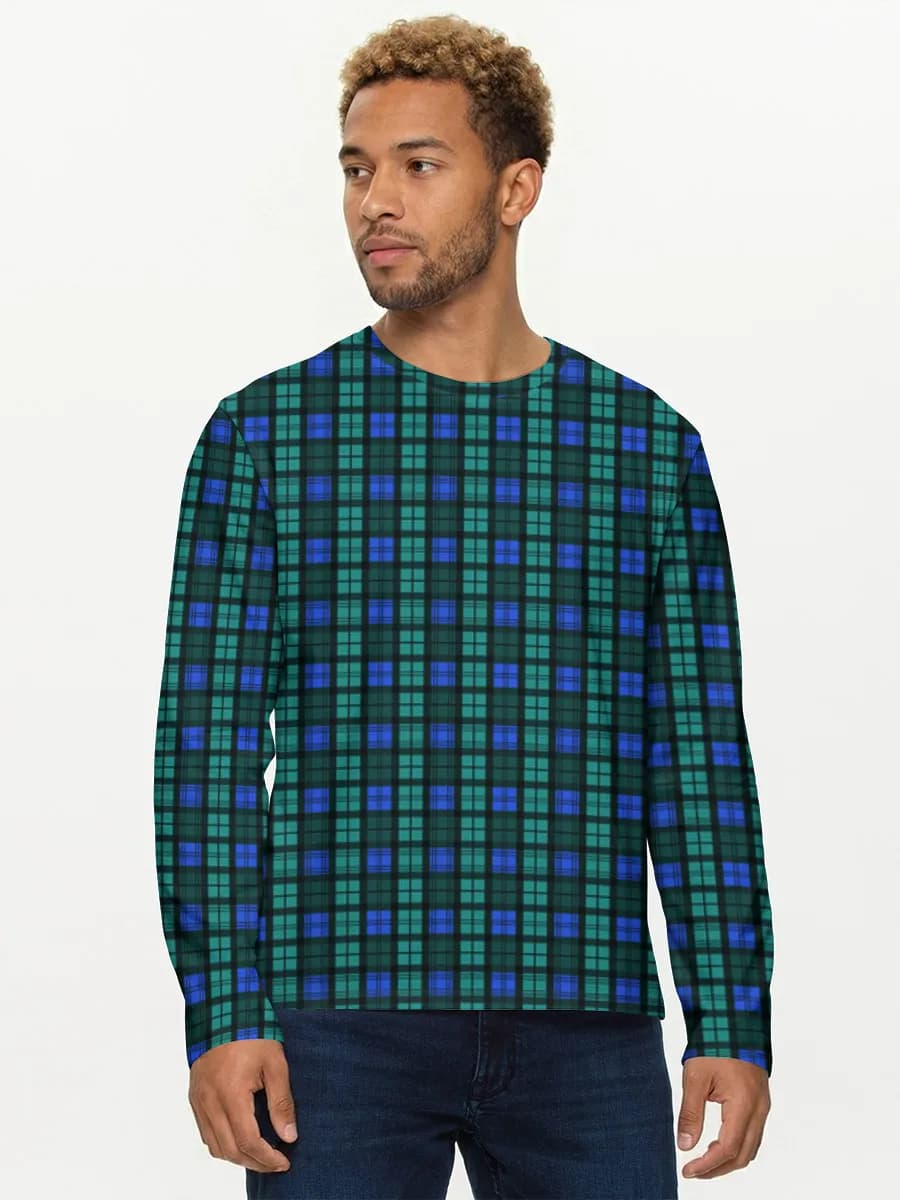 Men's cotton long sleeve shirt