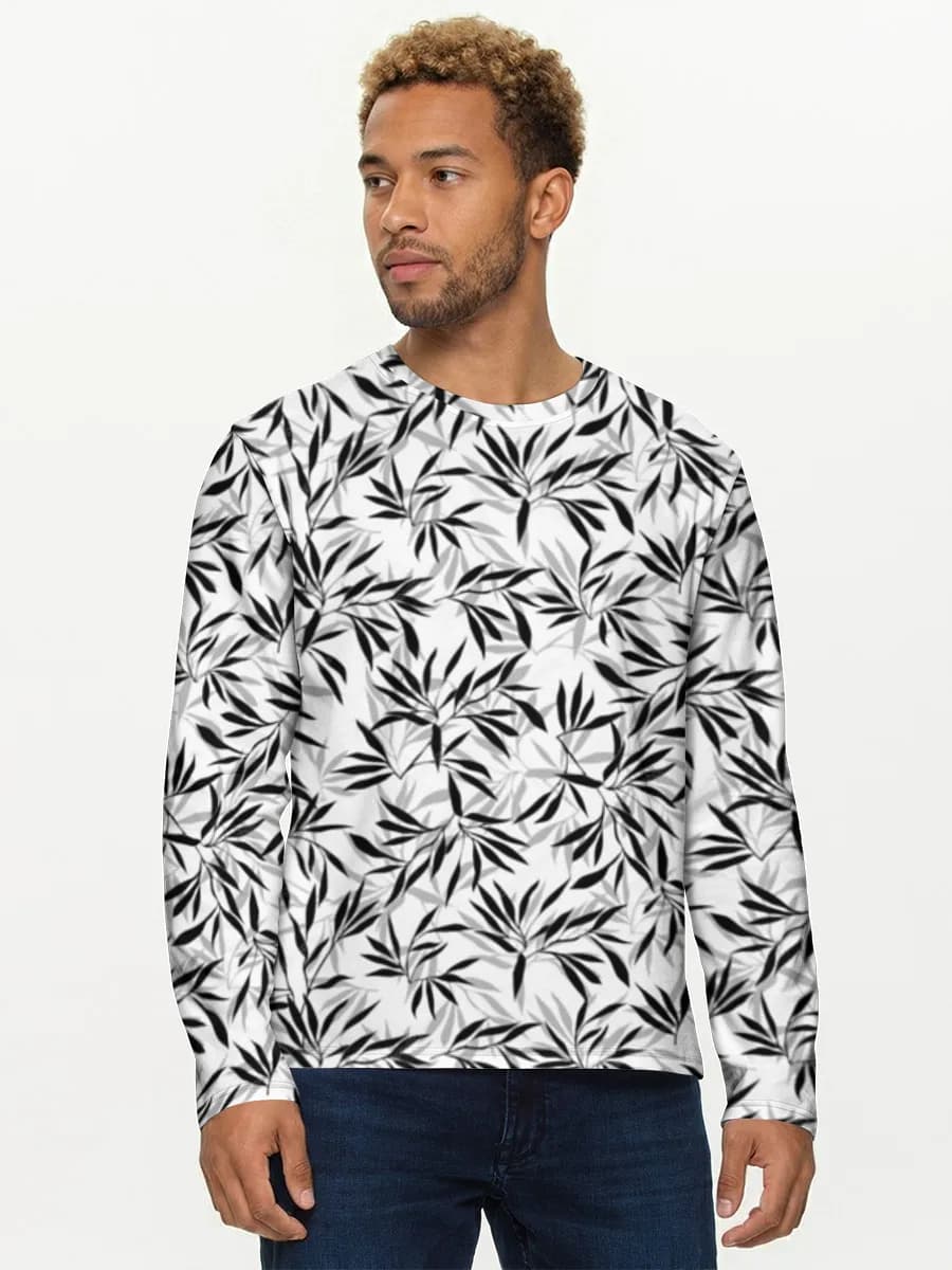 Men's cotton long sleeve shirt