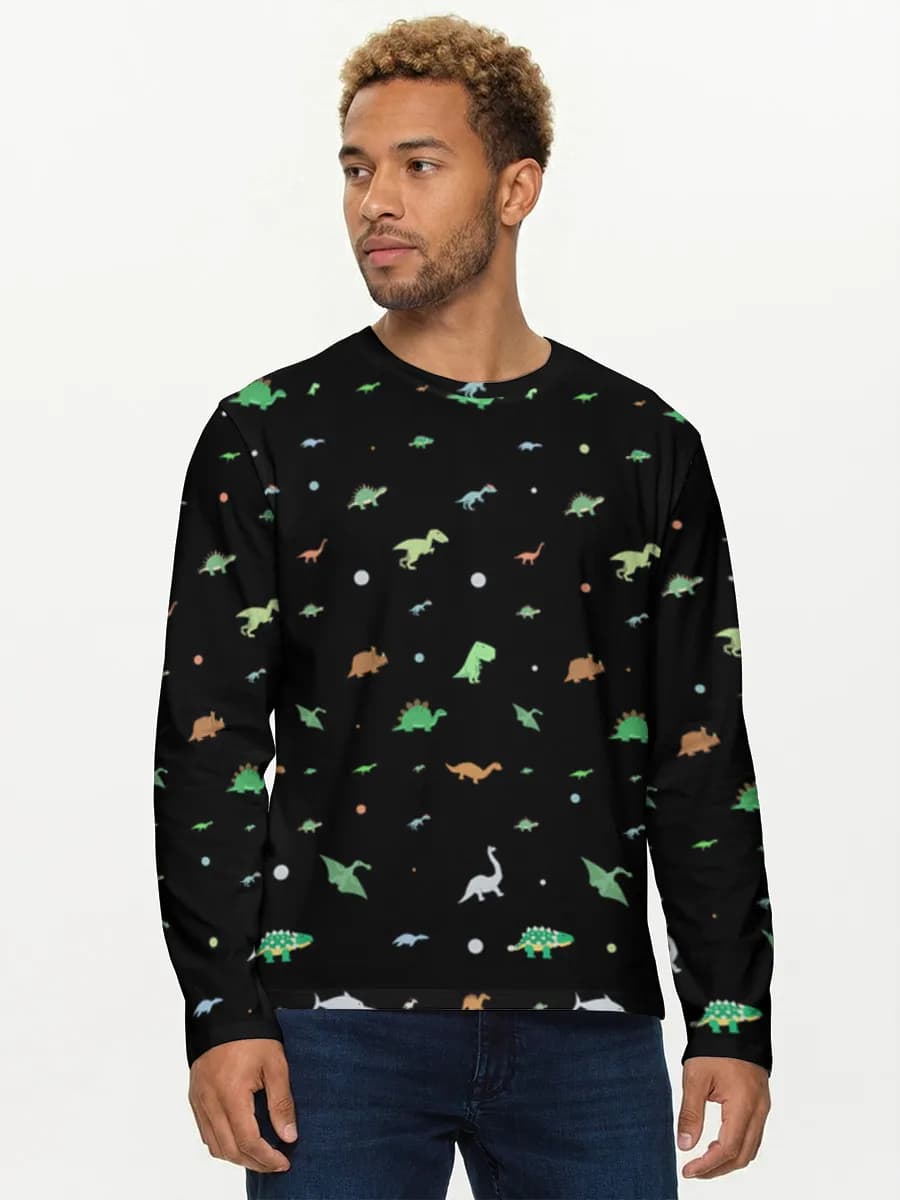 T-shirt Coton Manches Longues Homme