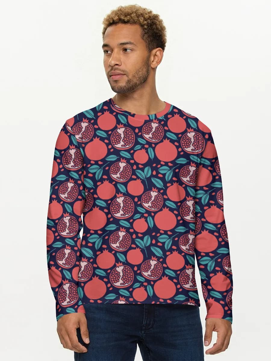 Men's cotton long sleeve shirt