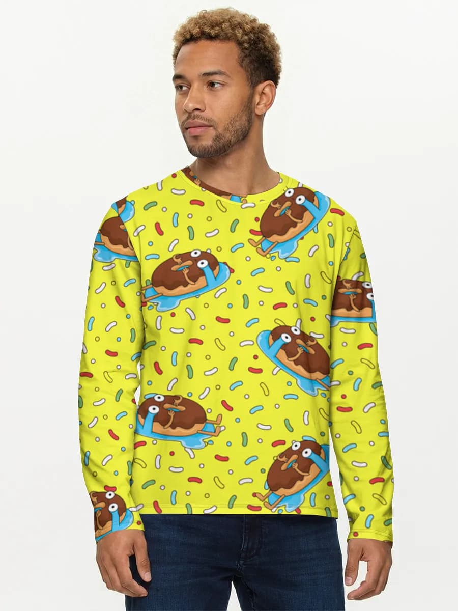 Camisa de manga larga de algodón para hombre