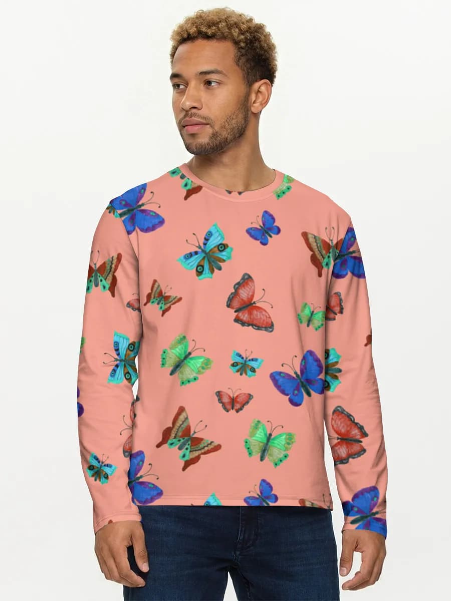 T-shirt Coton Manches Longues Homme