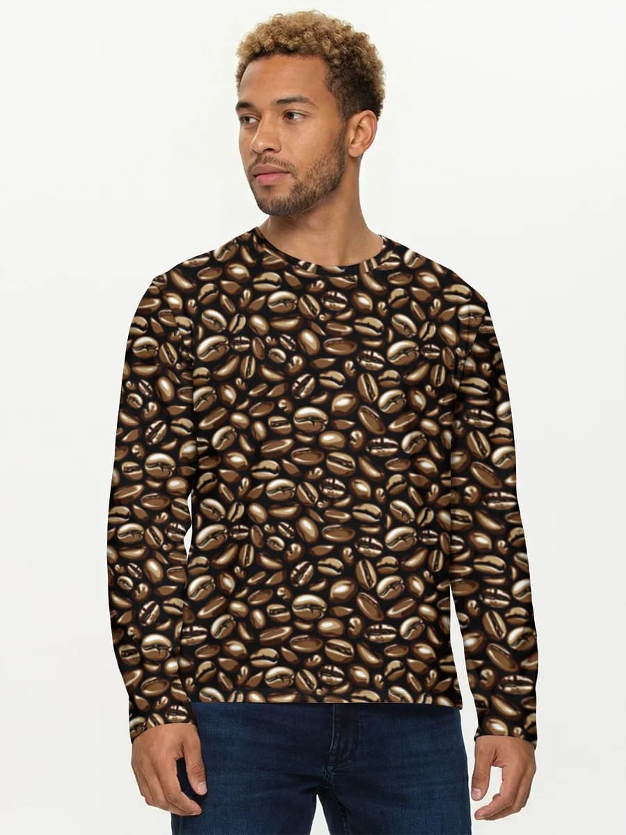 Camisa de manga larga de algodón para hombre