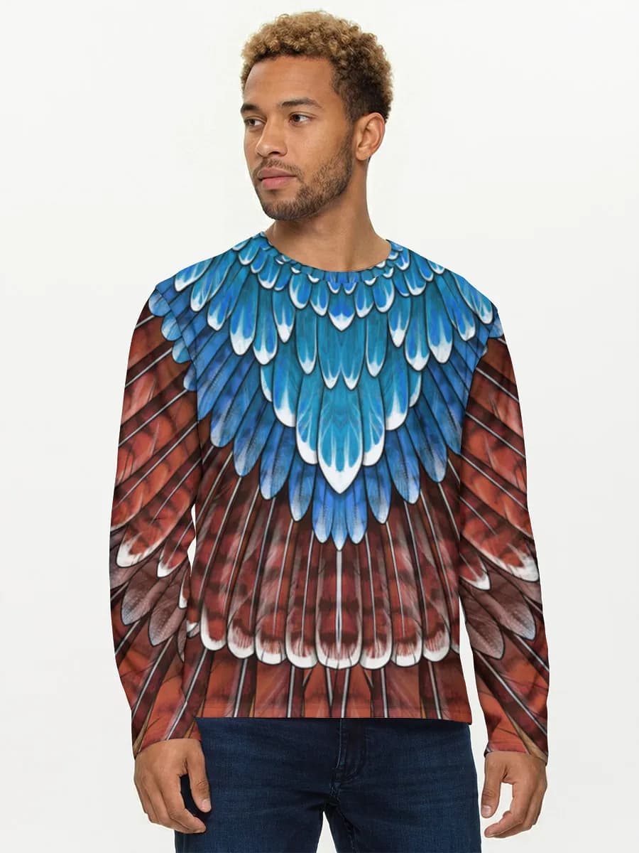 Men's cotton long sleeve shirt