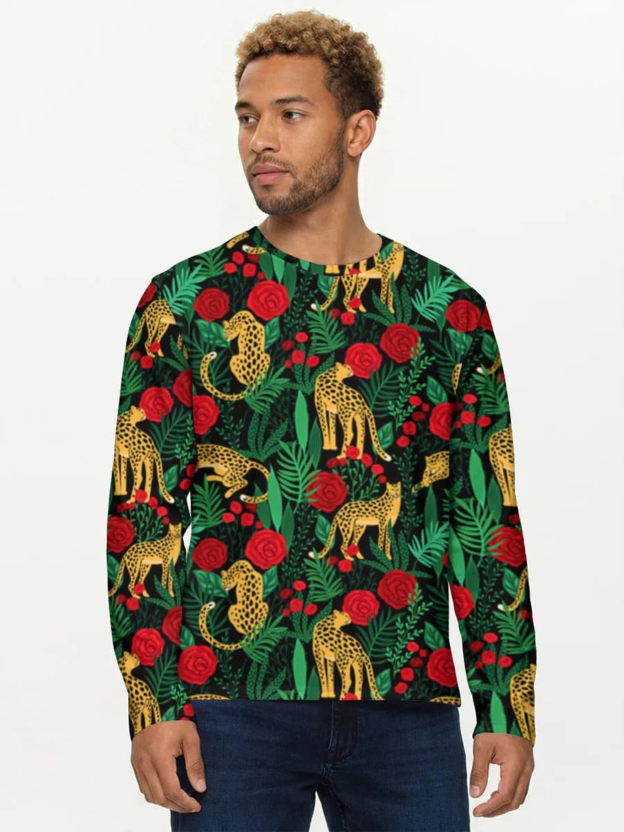 Men's cotton long sleeve shirt