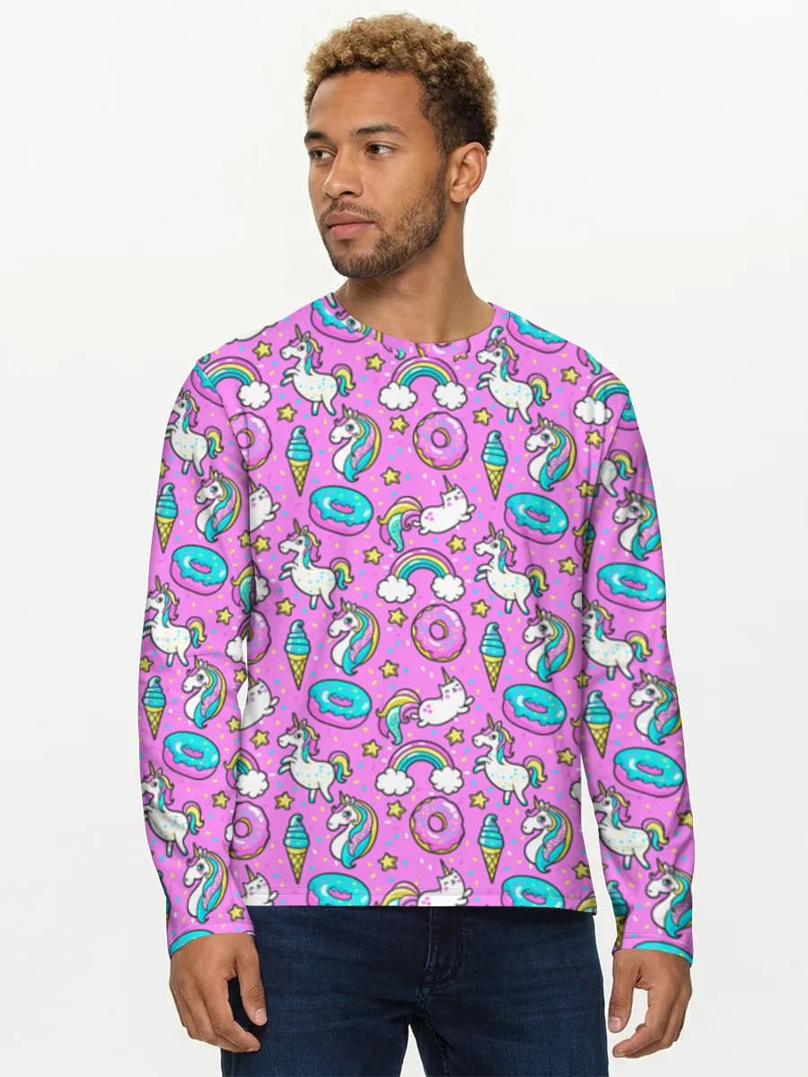 Men's cotton long sleeve shirt