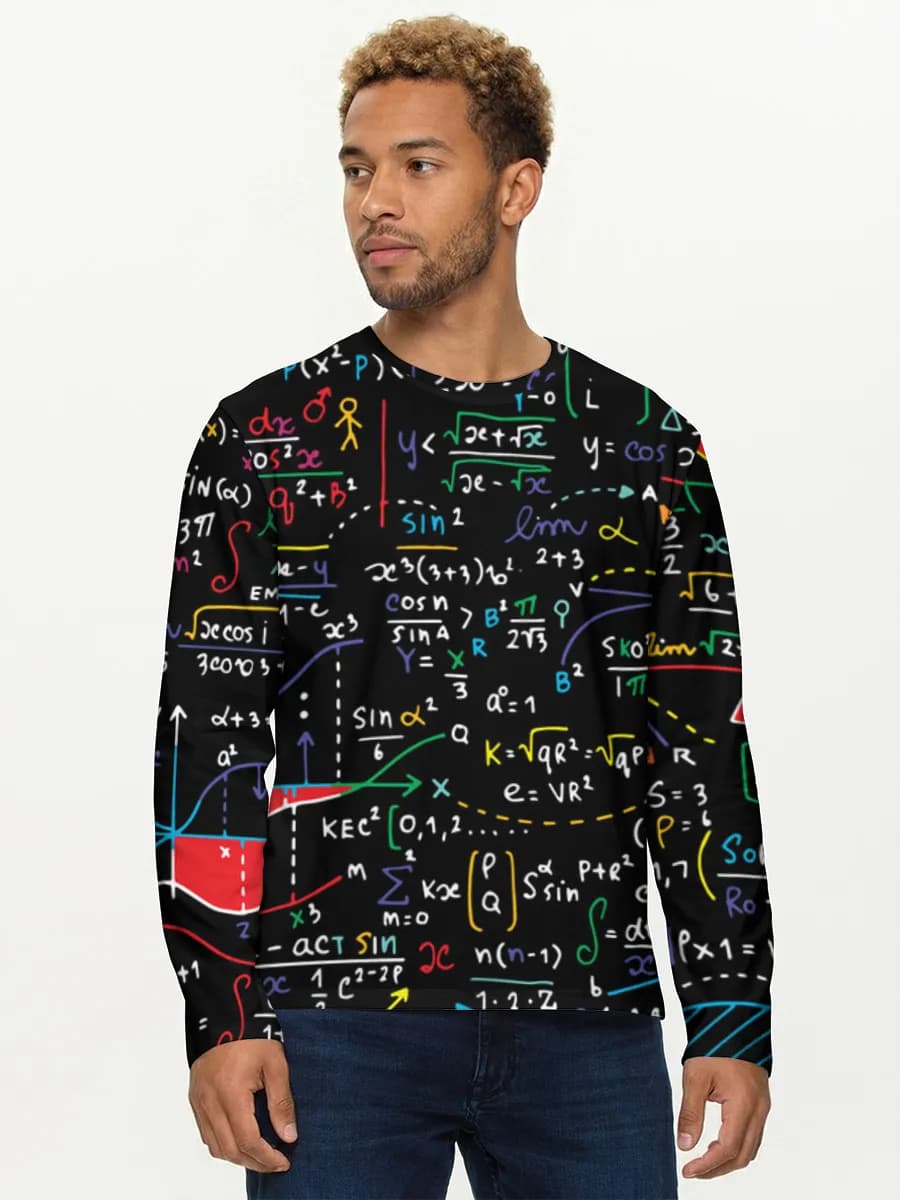 Men's cotton long sleeve shirt